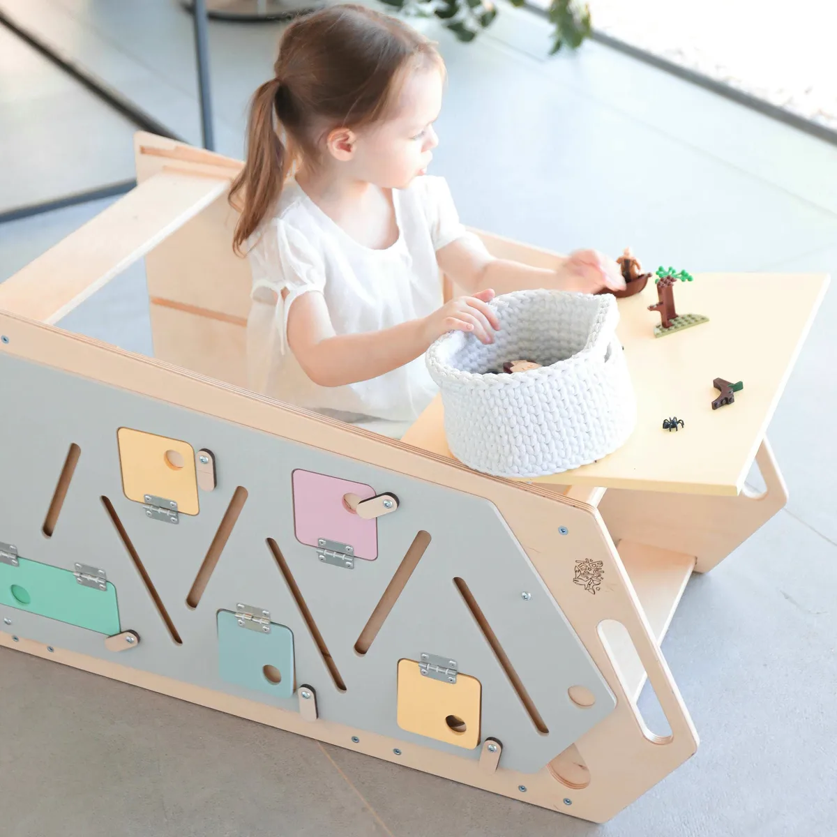 BusyKids Leertoren Play XL 5-in-1 - Vanille - 6