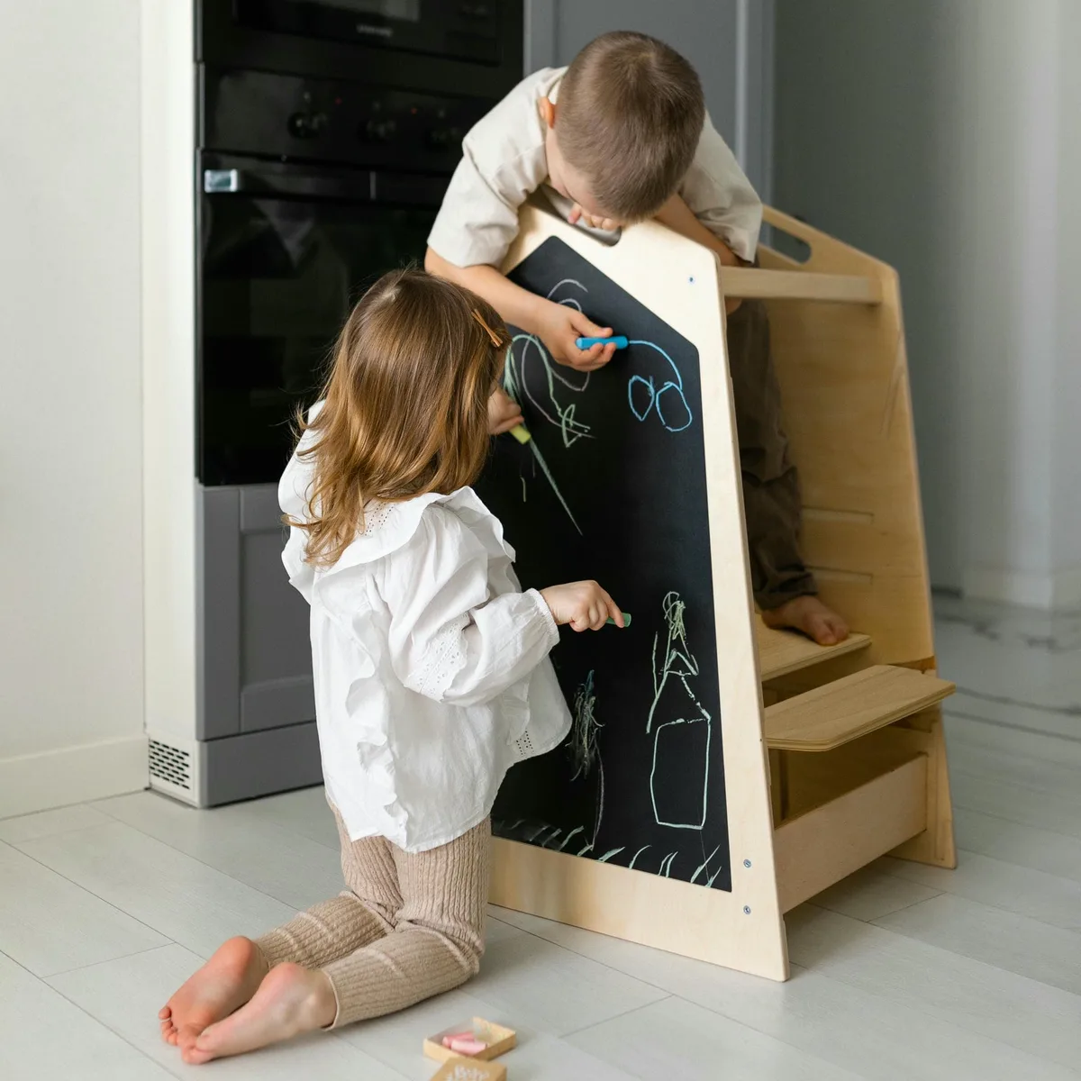 BusyKids Leertoren Play XL 5-in-1 - Mint - 6