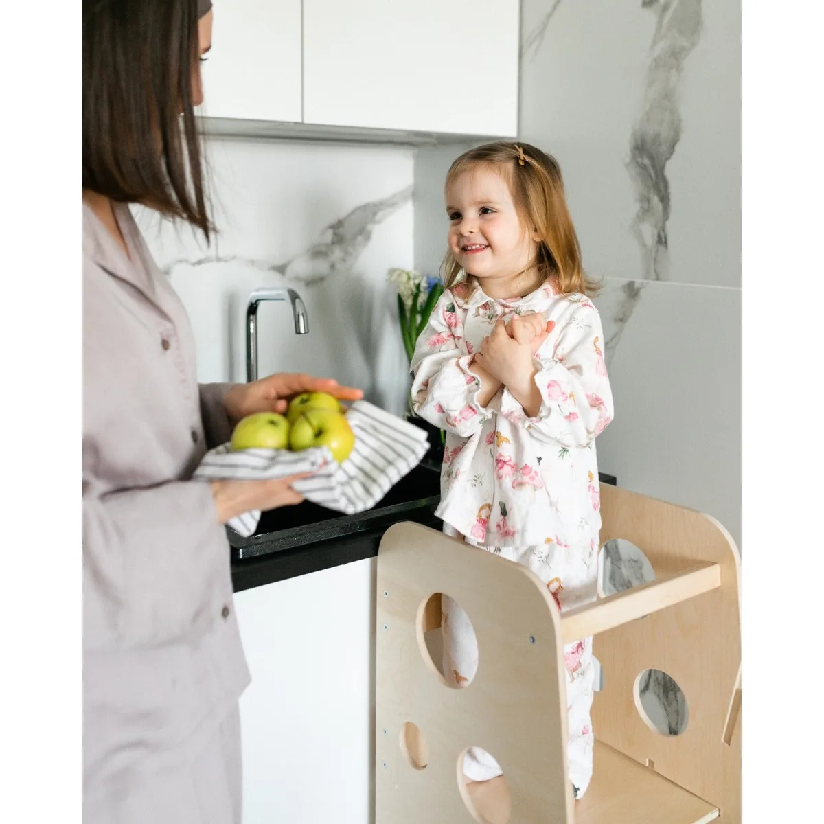 BusyKids Meegroeiende leertoren 3-in-1 XL (89 cm) - Roze - 8