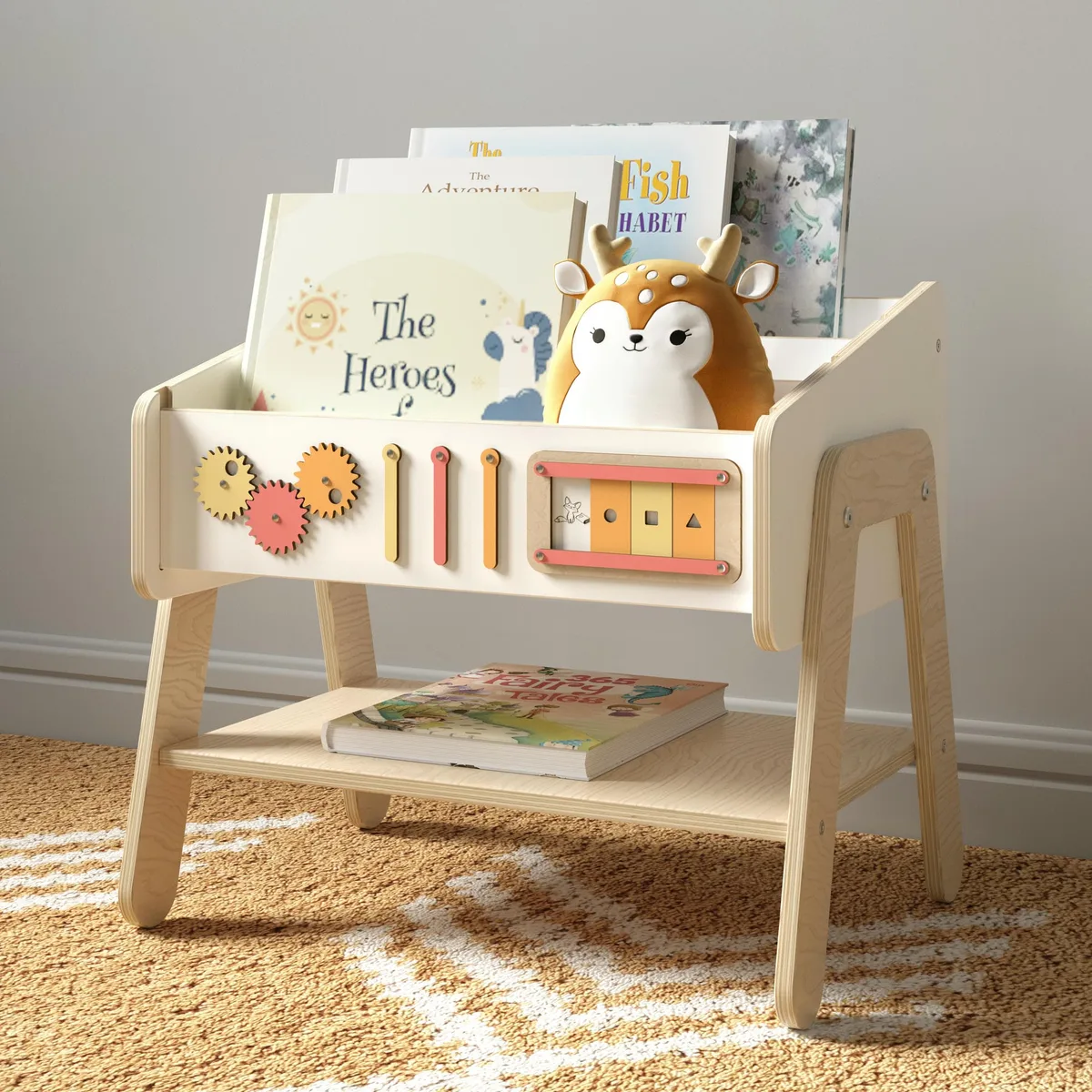 BusyKids Boekenkast / stoel LILU 3-in-1