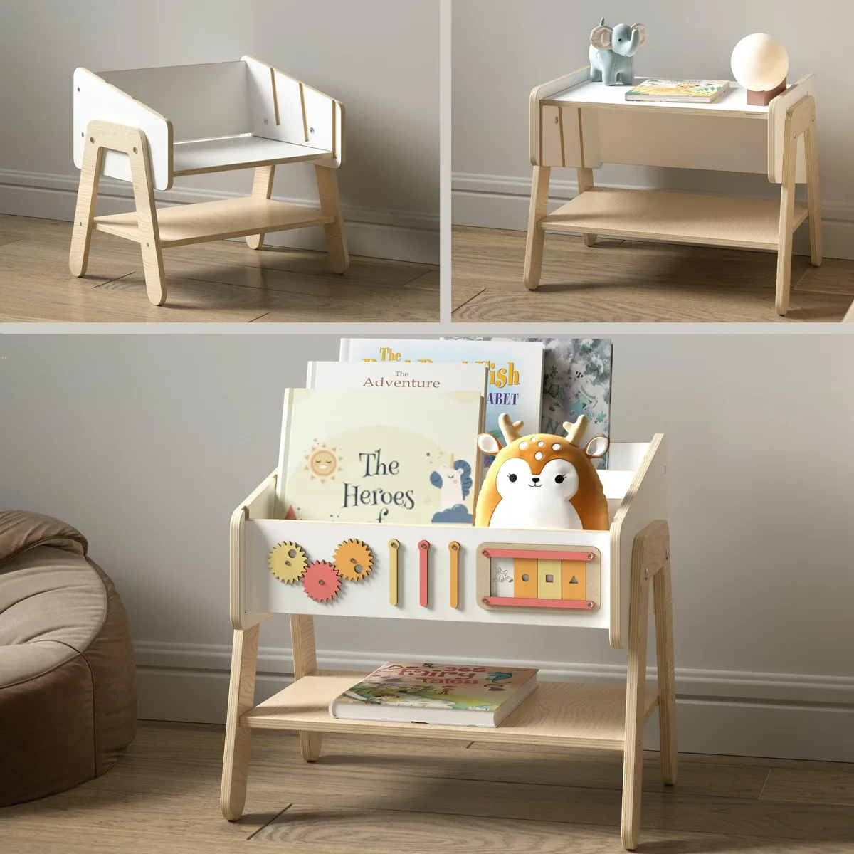 BusyKids Boekenkast / stoel LILU 3-in-1 - 4