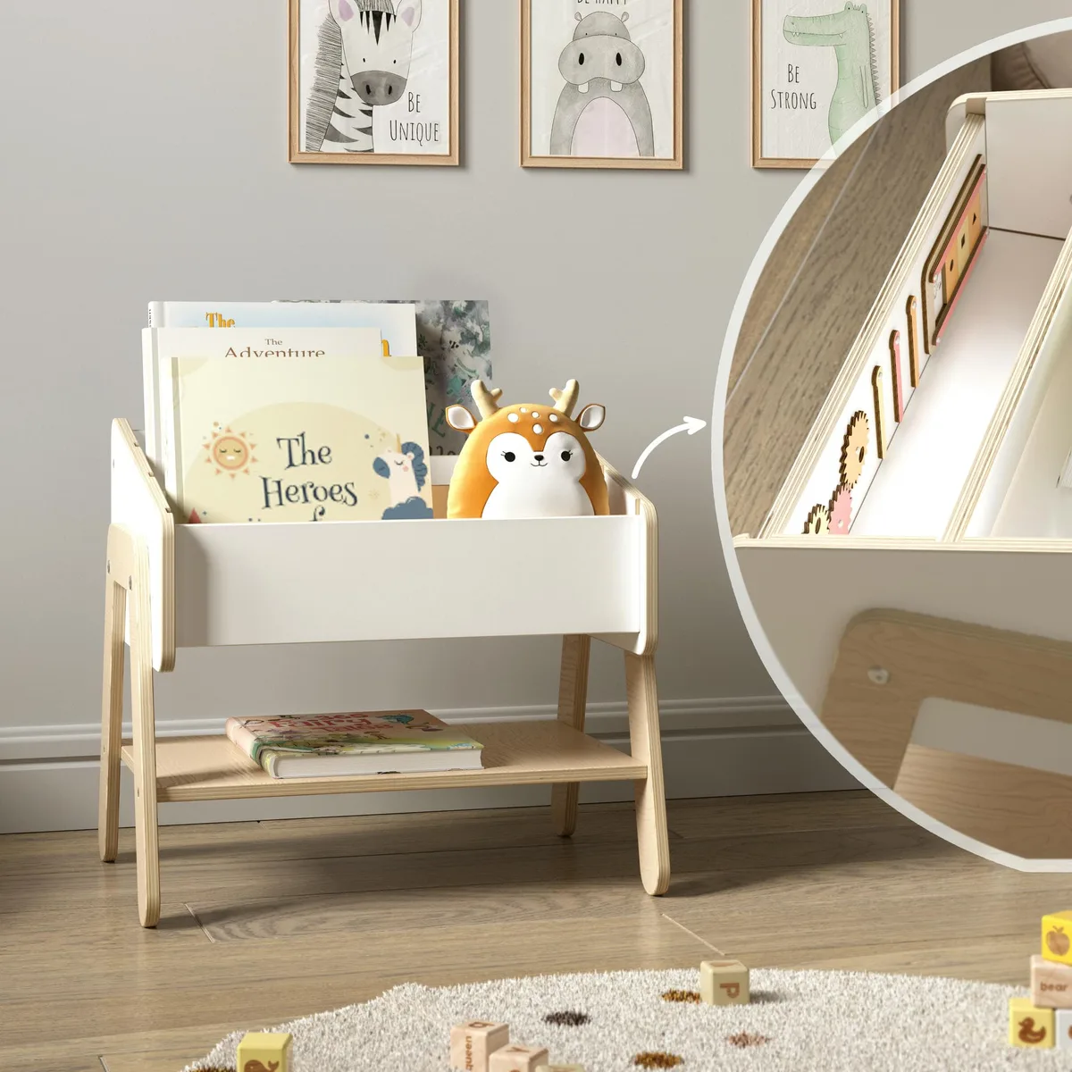 BusyKids Boekenkast / stoel LILU 3-in-1 - 5