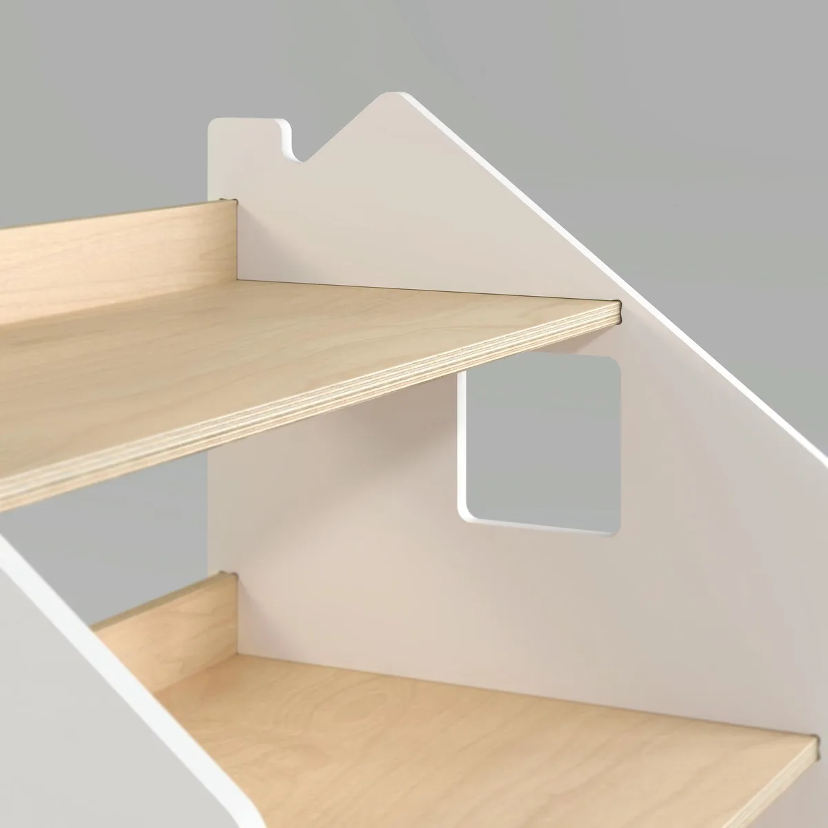 BusyKids Montessori speelgoedkast - Grijs - 8