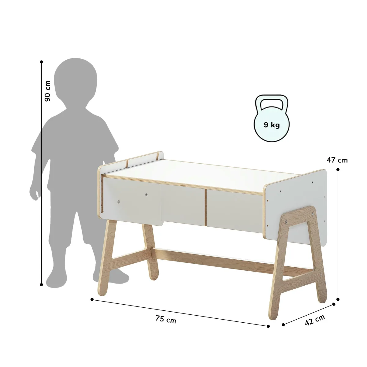 BusyKids Speelgoedkast / tafel LILU