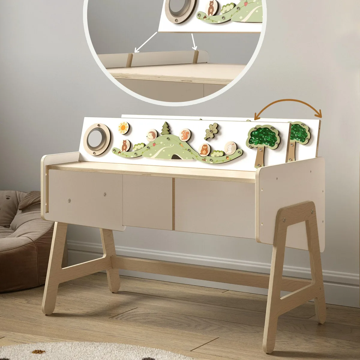 BusyKids Speelgoedkast / tafel LILU - 7