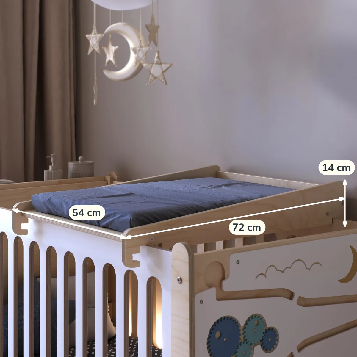 BusyKids Opzetstuk commode 54 x 72 cm LILU - 5