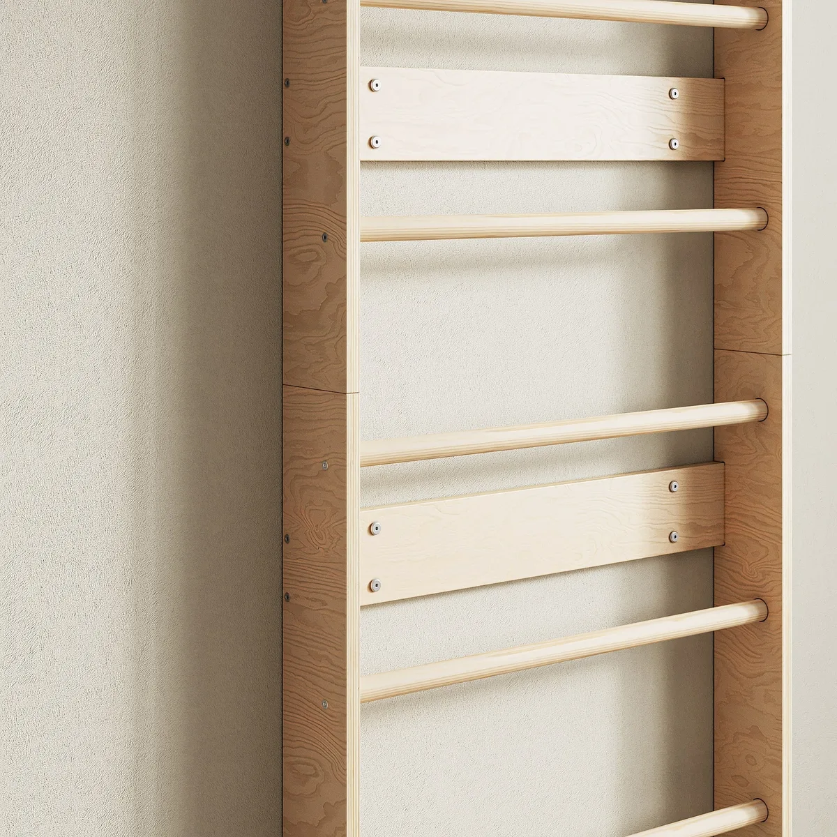 BusyKids EVERGYM Zweedse wand (basismodel) - Naturel - 6
