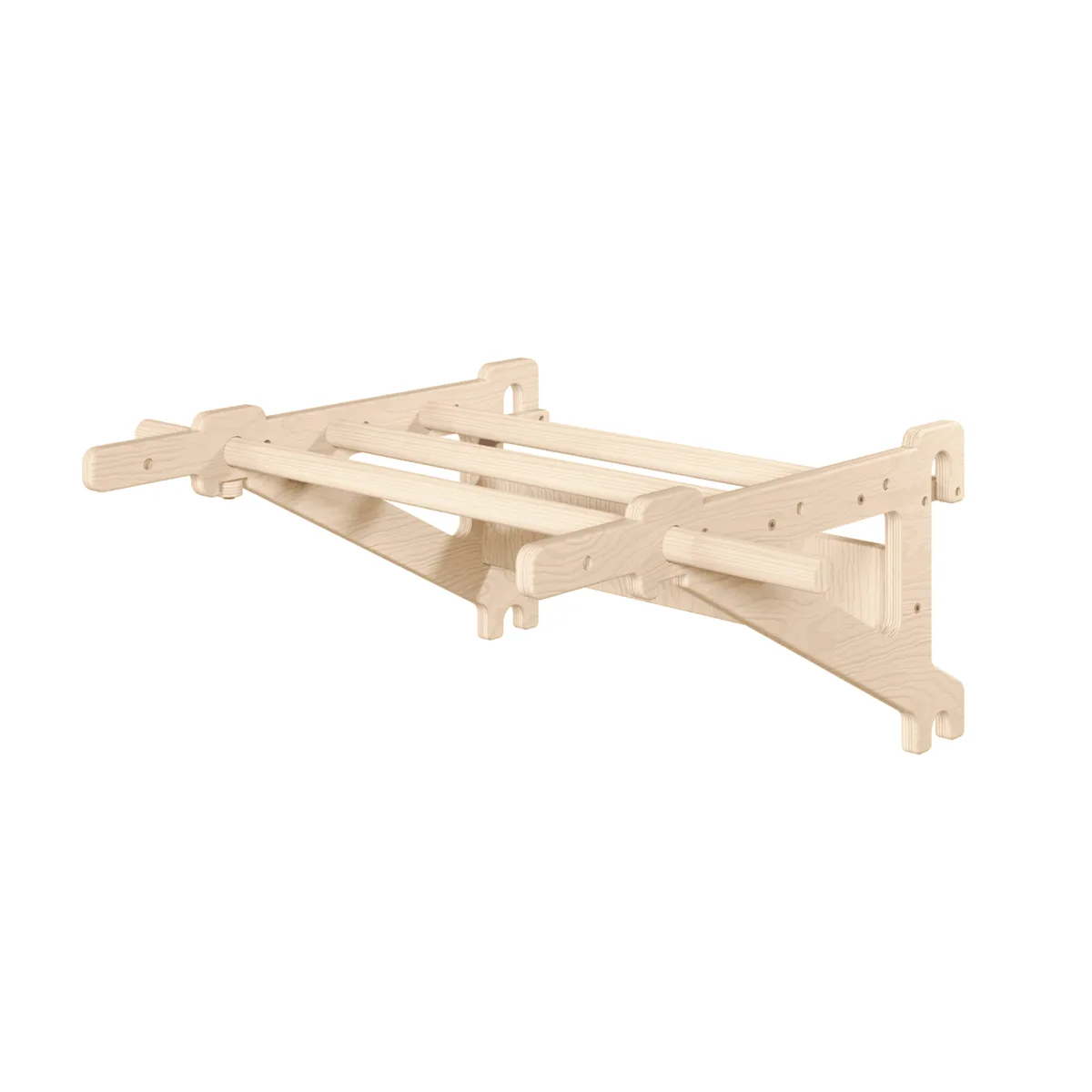 BusyKids EVERGYM optrekstang (uitbreidingsmodule) - Naturel