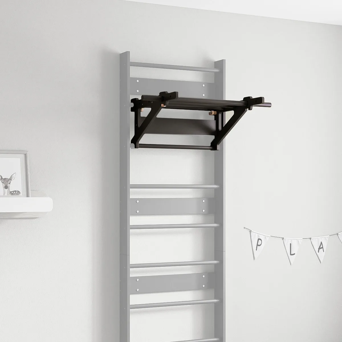 BusyKids EVERGYM optrekstang (uitbreidingsmodule) - Wit - 8
