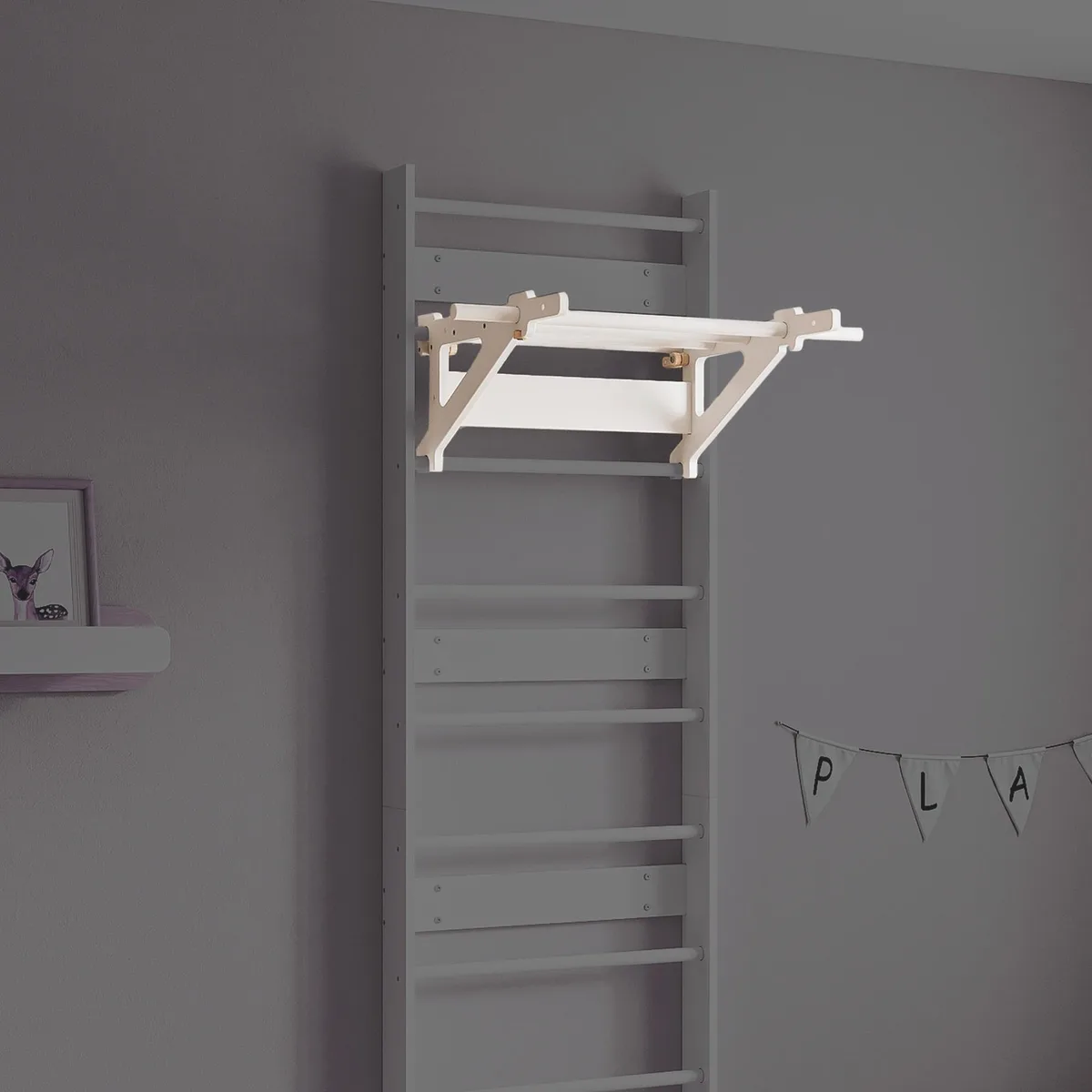 BusyKids EVERGYM optrekstang (uitbreidingsmodule) - Zwart - 7