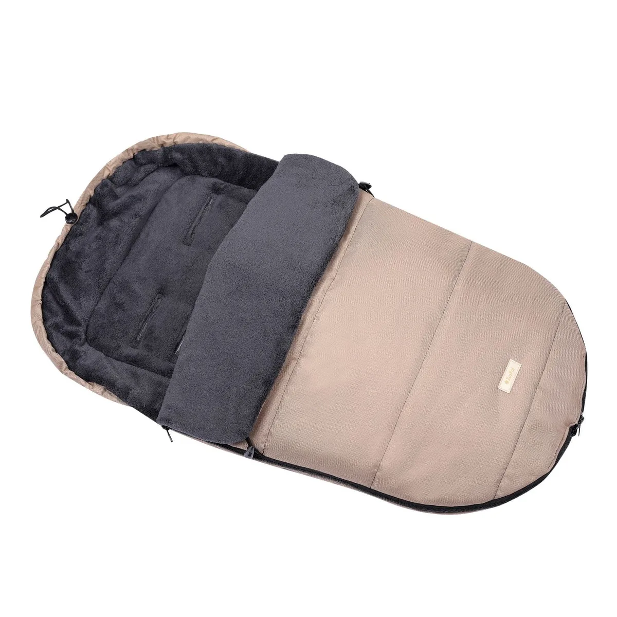 Winterslaapzak / voetenzak - 90/110/120 cm - zwart - 2