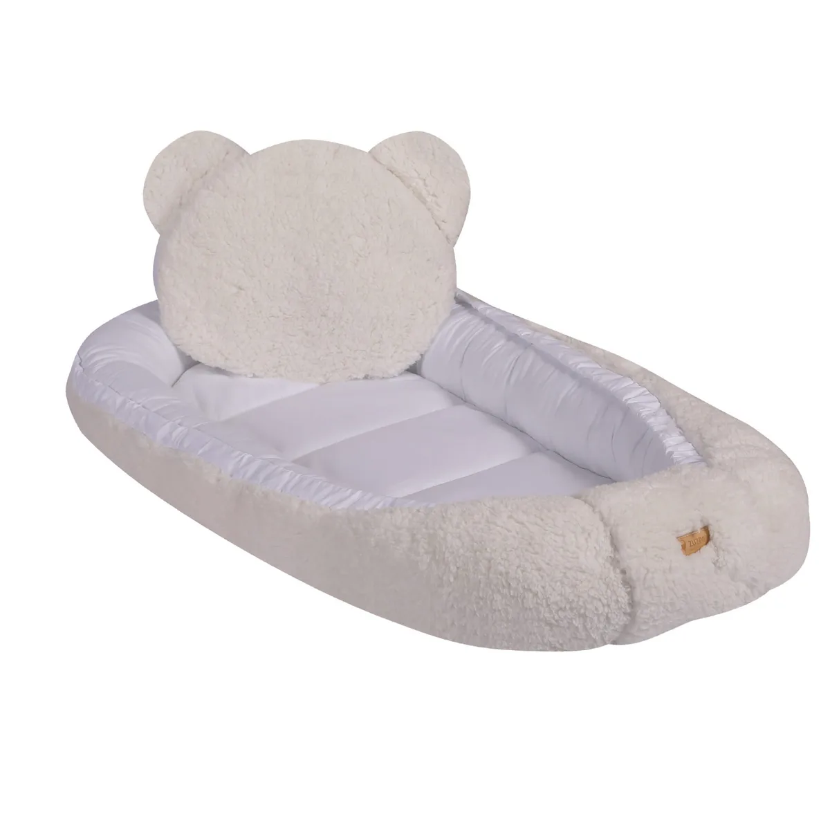 Winterslaapzak / voetenzak - 90/110/120 cm - beige - Teddy - 3