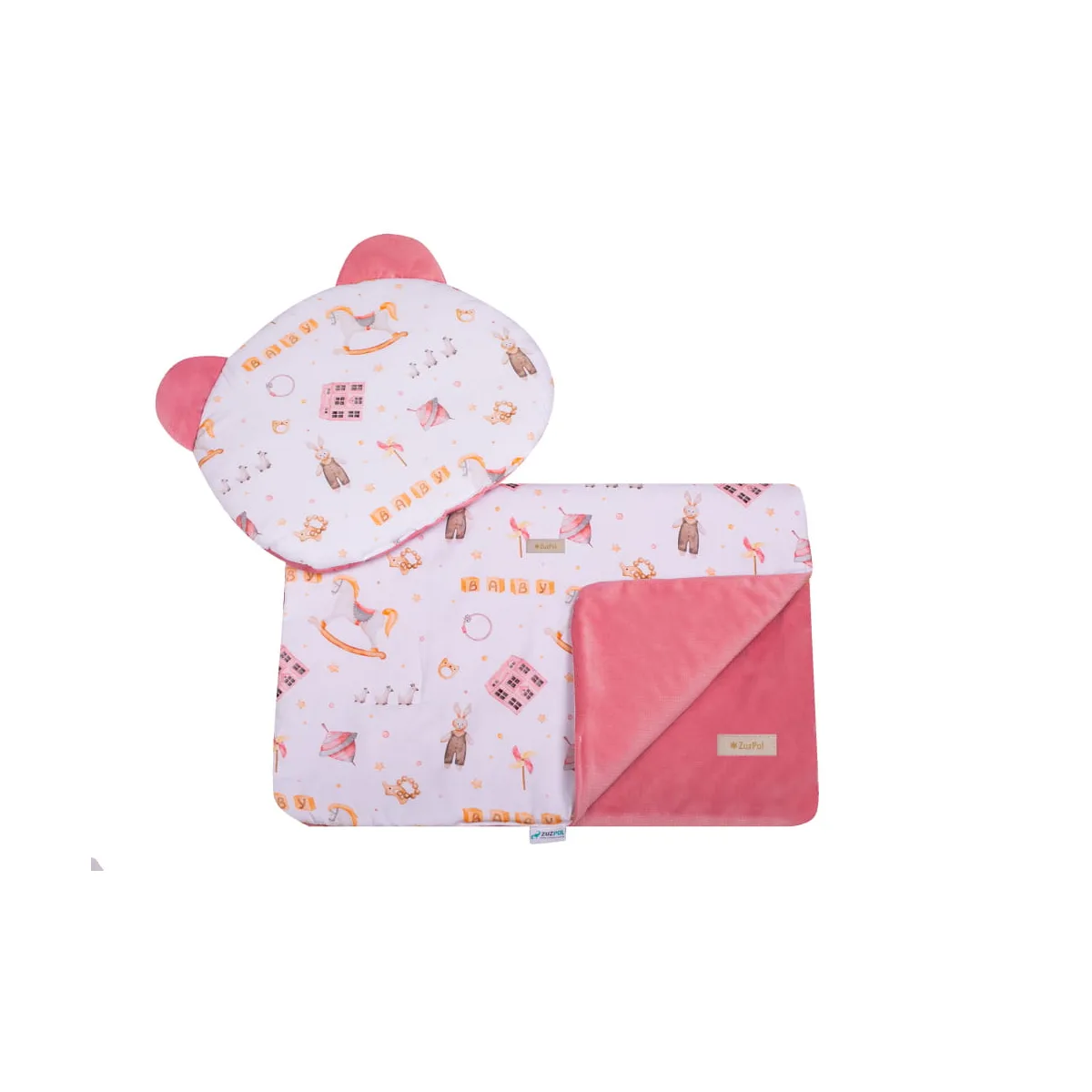 Speelmat - 35x84 cm - roze - Velvet (2) - 3