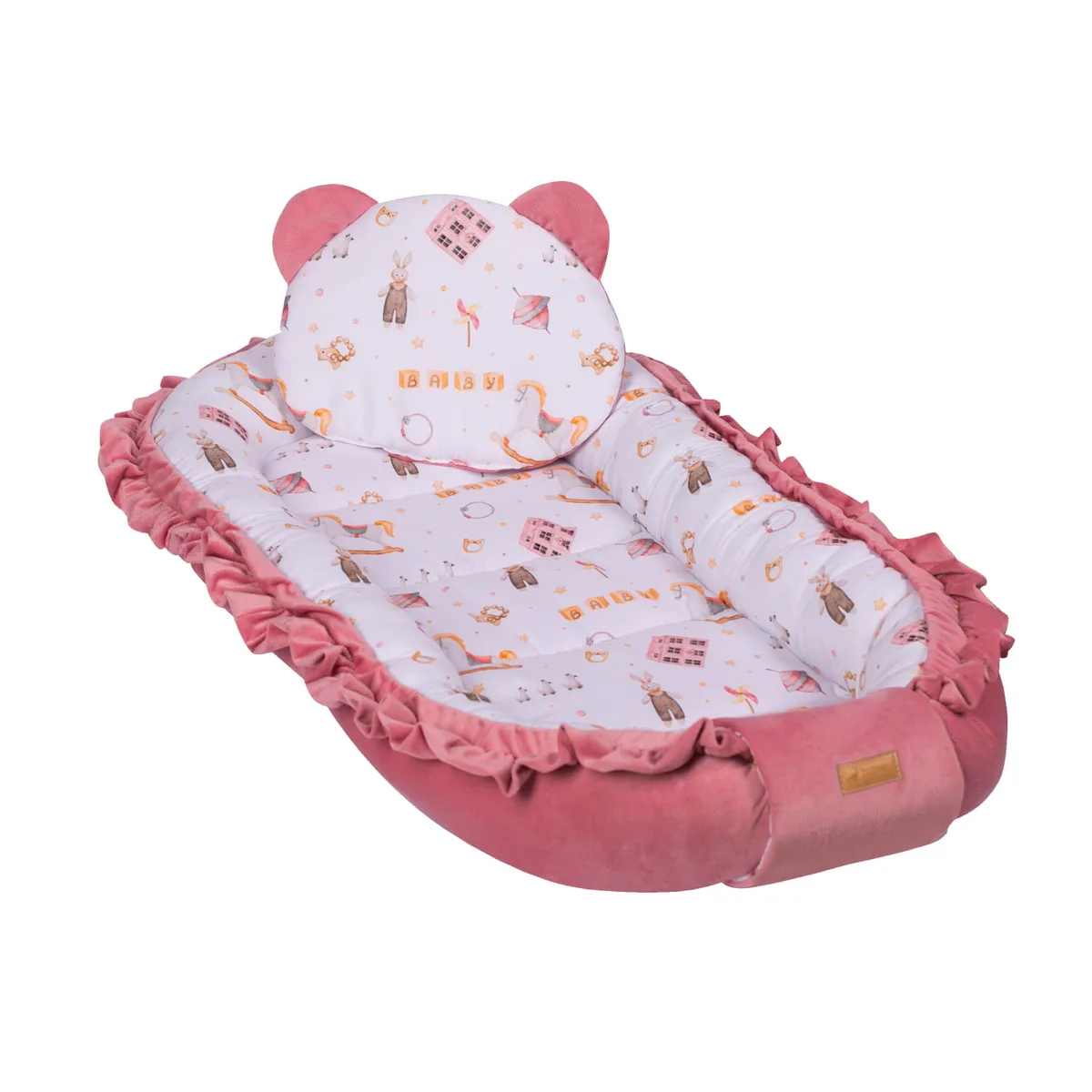 Speelmat - 35x84 cm - roze - Velvet (2) - 5