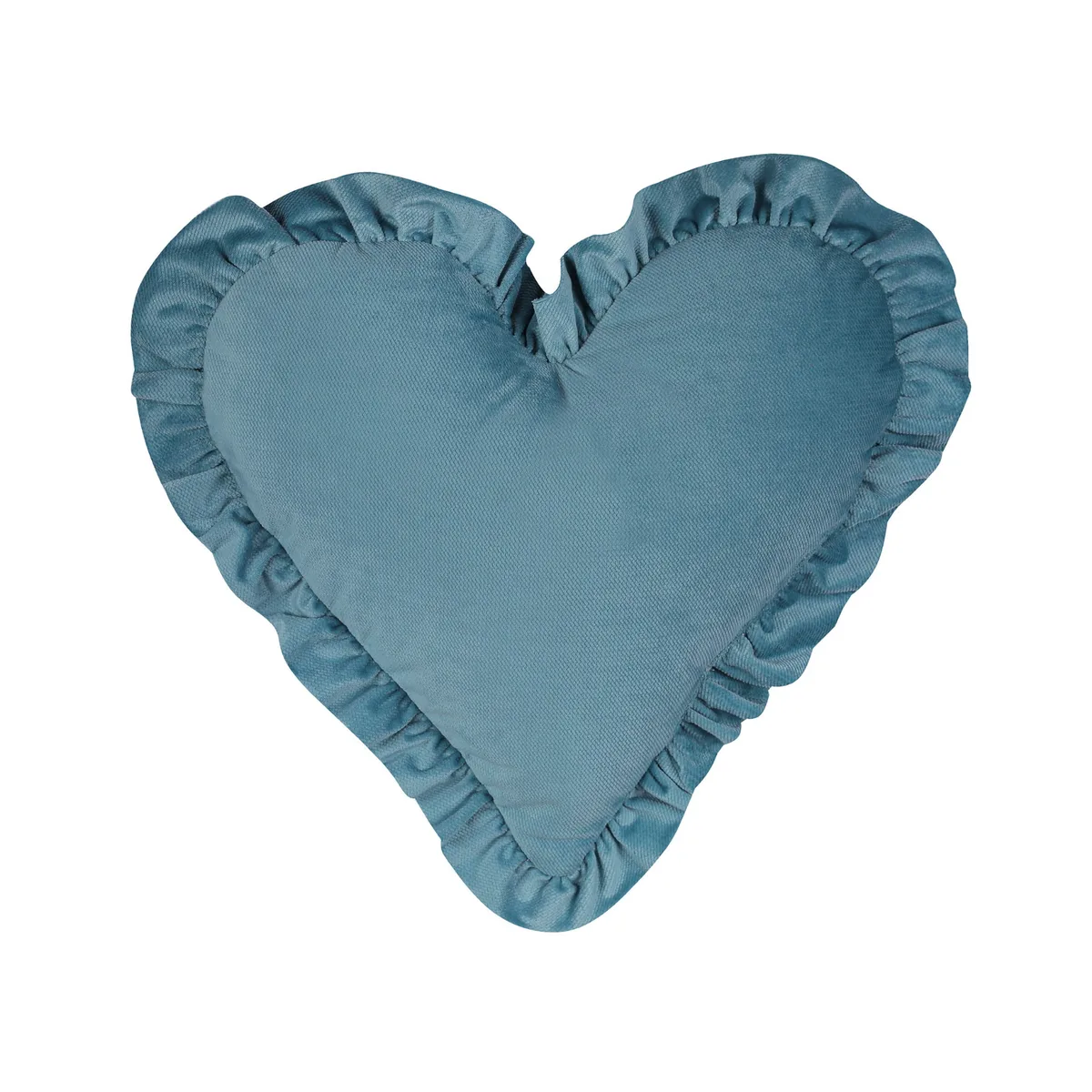 Sierkussen - 40x40 cm - blauw - Velvet