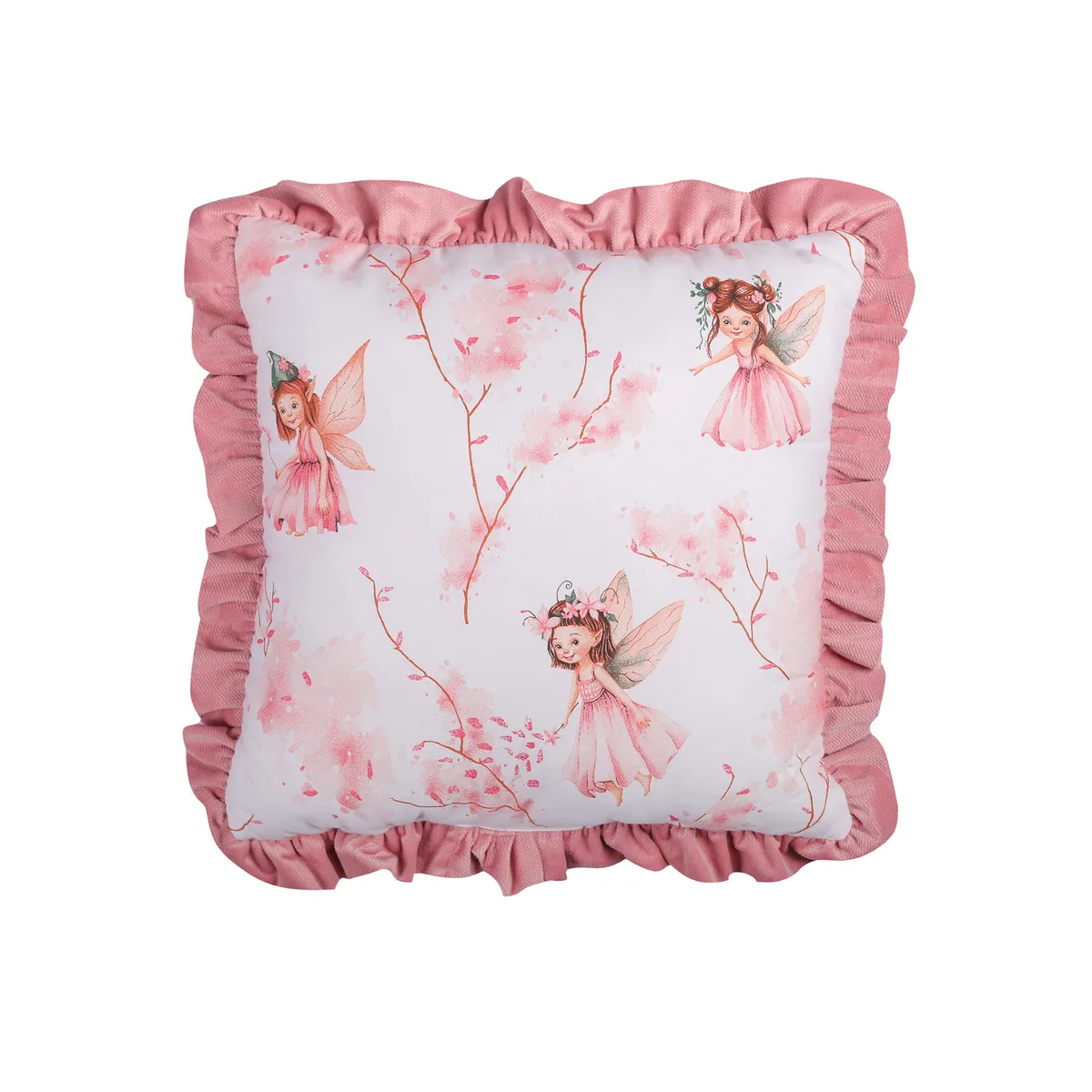 Sierkussen - 40x40 cm - roze - Velvet (2)