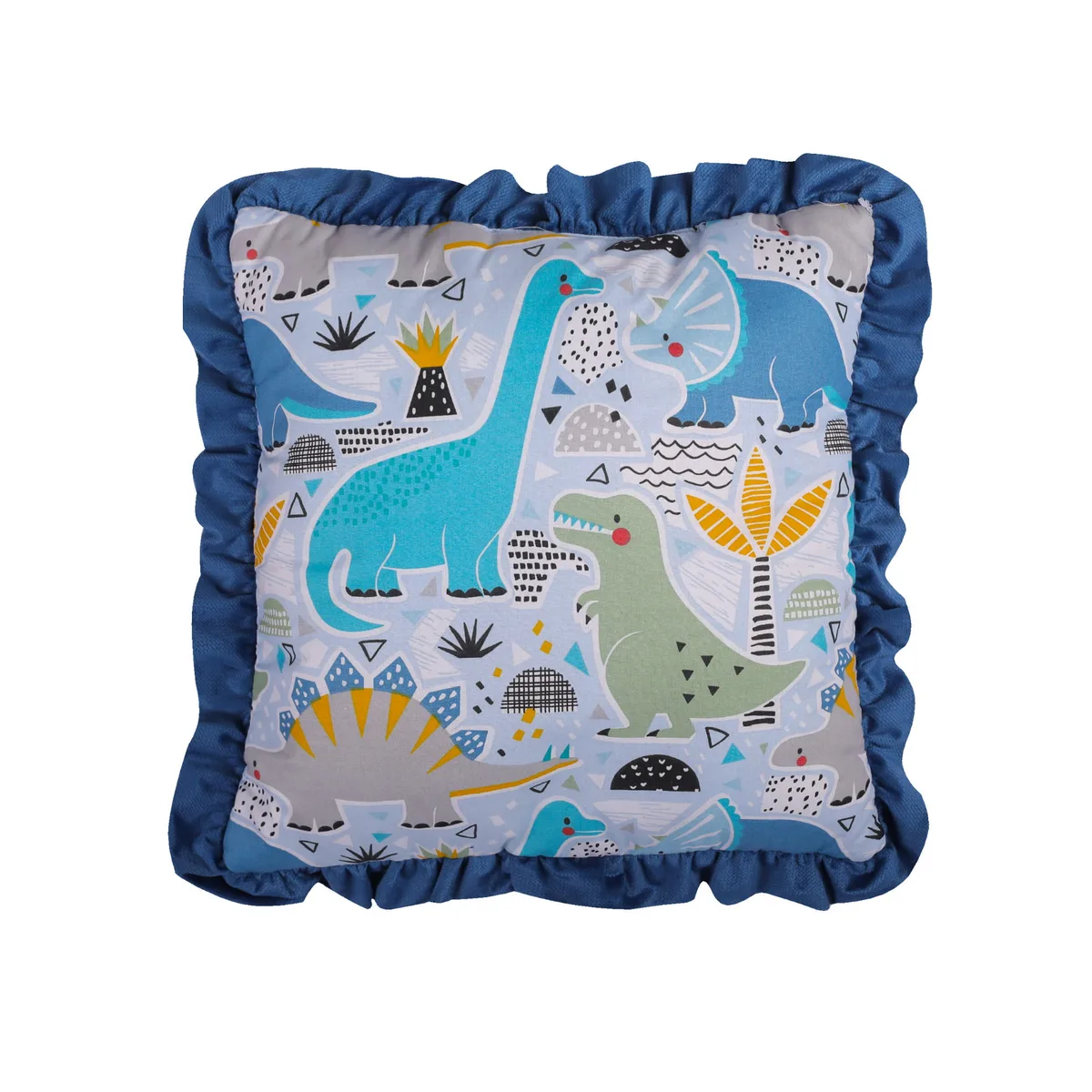 Sierkussen - 40x40 cm - blauw - Velvet (3)
