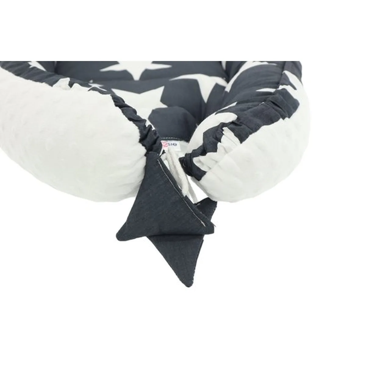 Babynestje Soosie Minky-collectie: Comfortabele Babynestje met Kussen voor Baby's van Luxe Katoen en White Minky - Perfecte Toevoeging aan de Babykamer - 6