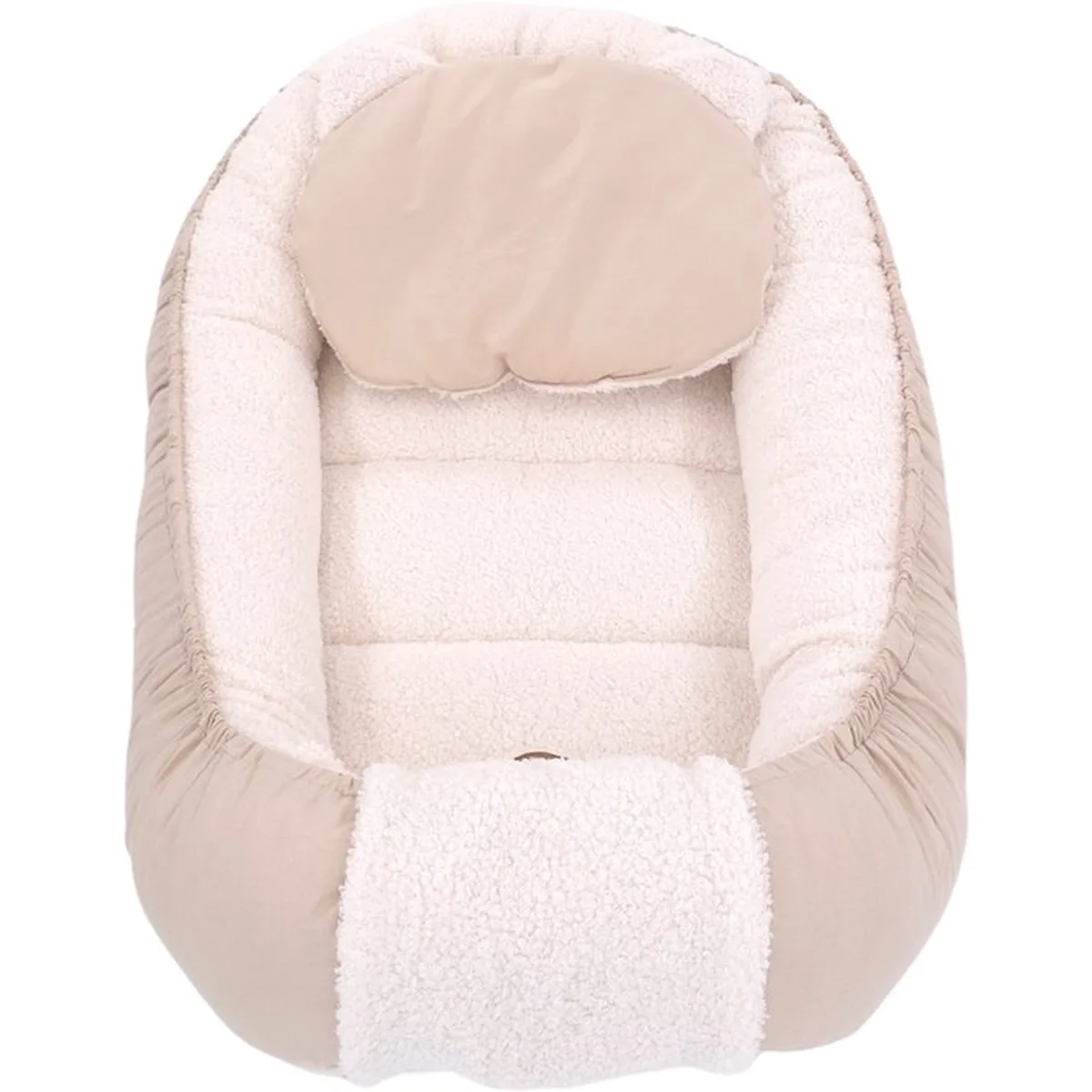 Soosie - Baby Nestje - Babynestje - Zacht en Veilig - Dubbelzijdig Teddy Katoen - 4