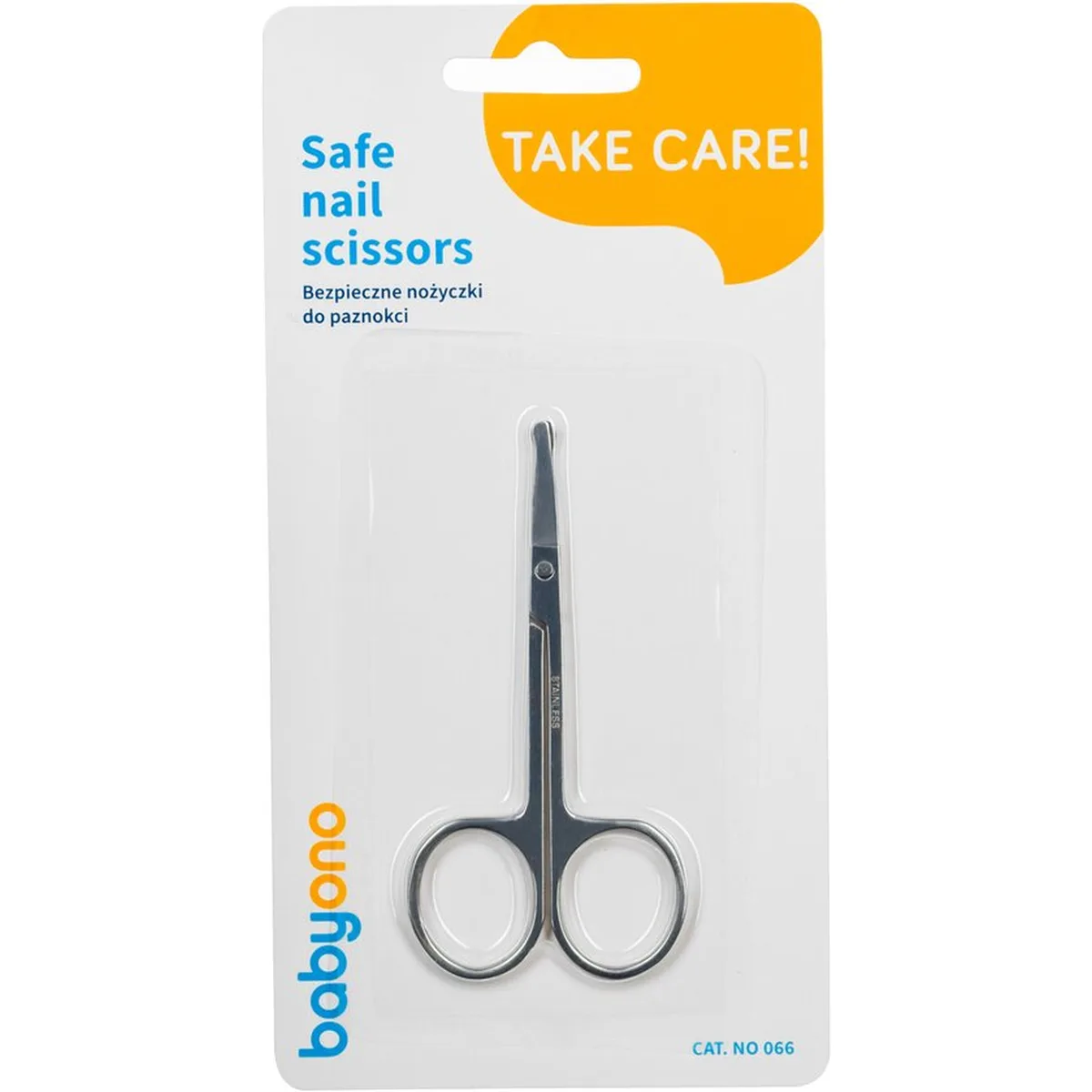 BabyOno Nagelschaartje voor Kinderen - Veiligheid - Staal - Zaokrąglone Uiteinden - 4