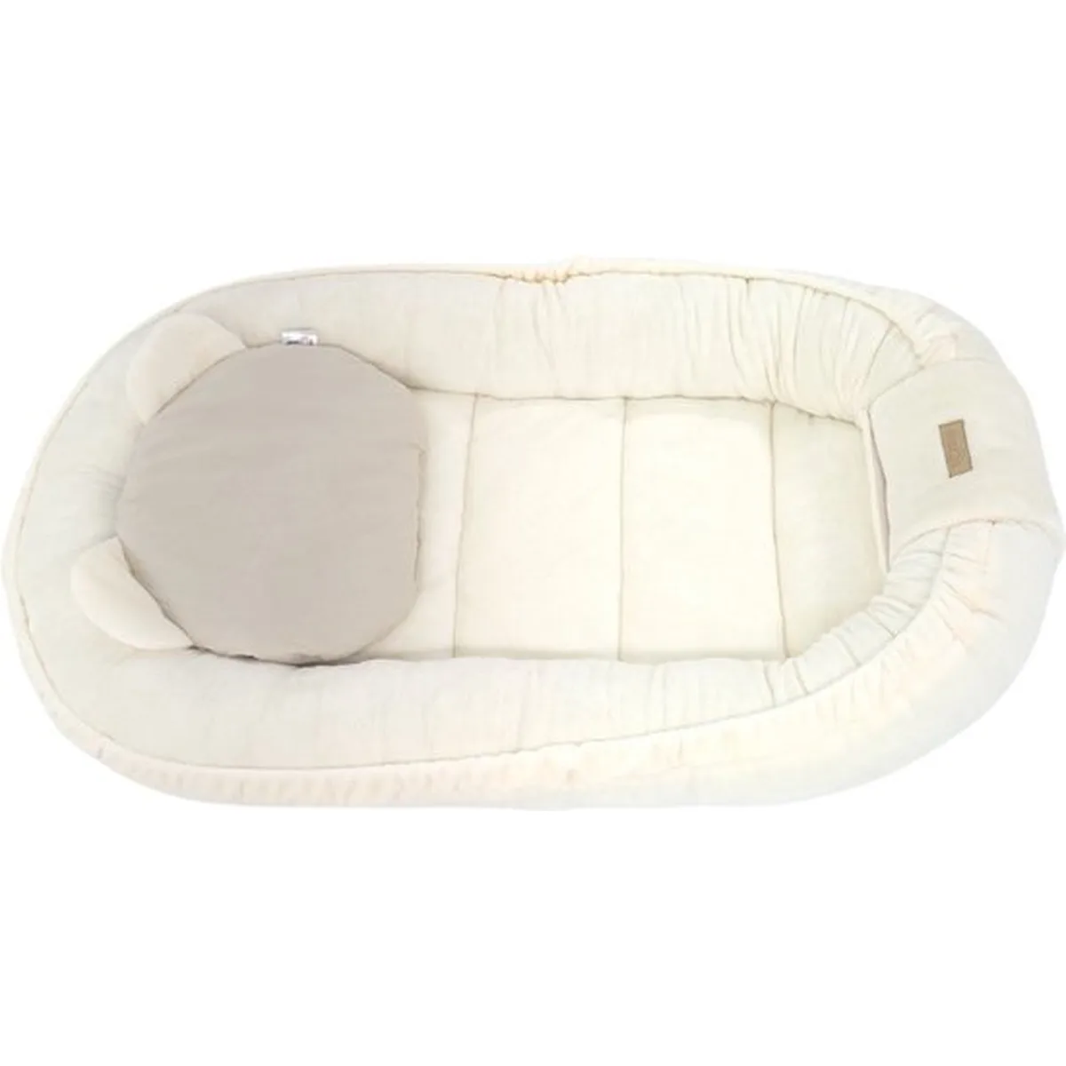 Soosie - Babynestje - Babynest - Veilig en Comfortabel - Minky Pluche - Cream/Beige - 2