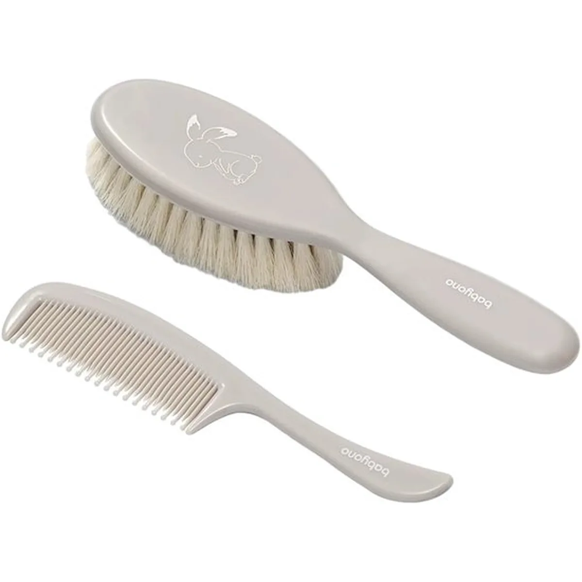 BabyOno Babyverzorgingsset - Superzachte Borstel - Antistatisch - Ergonomisch