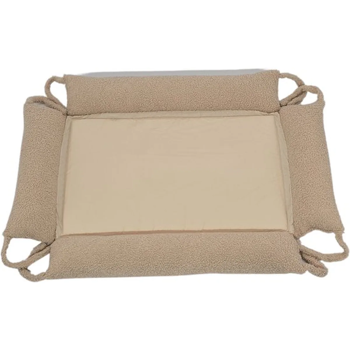 Soosie - Babynestje – Teddy Bounce + Beige Katoen - Speelmat - 6