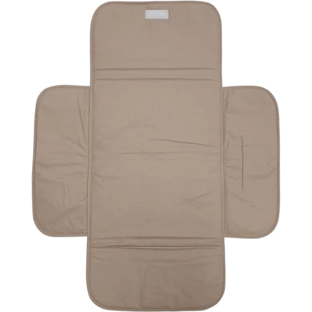 Soosie - Opvouwbaar Waterdicht Verschoonmatje – Reisverschoonmat Baby 70×55 cm – Beige – Met Vakje & Klittenbandsluiting - 6