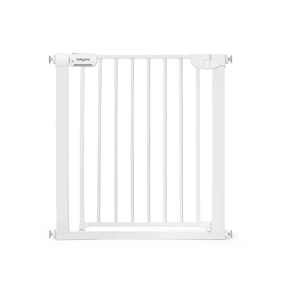 BabyOno Veiligheidshekje Trap 75–96 cm – Zonder Boren – Dubbele Sluiting – Automatisch Sluitend – Wit – Kinderhekje Trap en Deur - 7