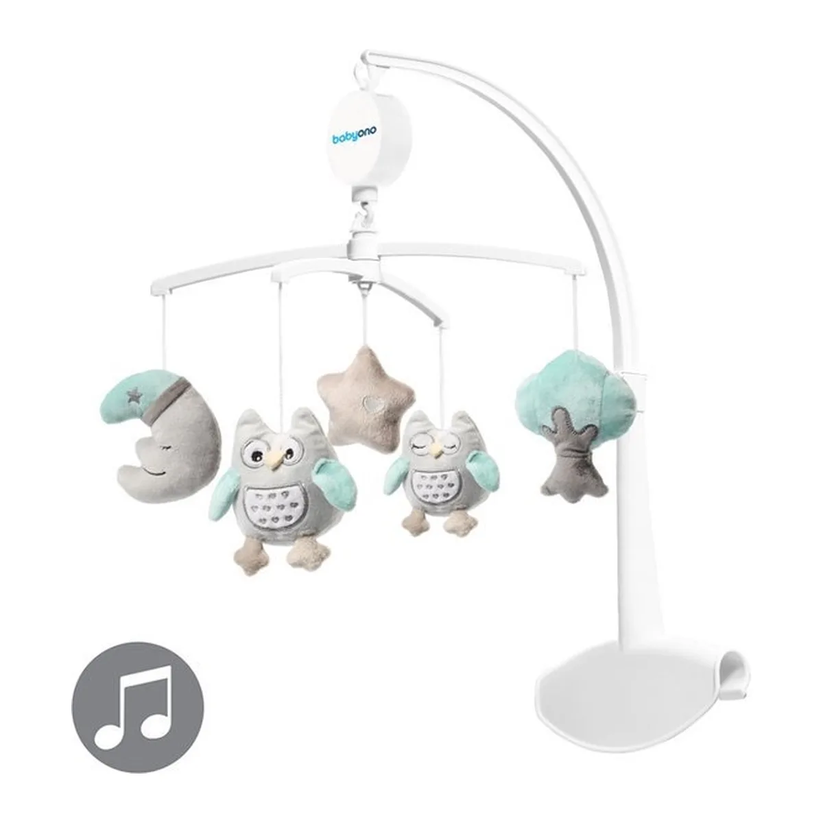 BabyOno Uil Sofia Muziekmobiel 443