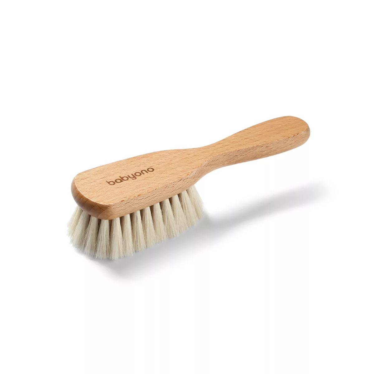 Babyborstel Hout - Babyverzorging - Haarborstel - Borstel met natuurlijke haren - 2